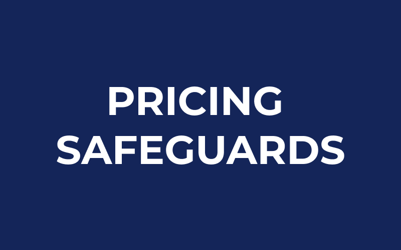 Pricing safeguards