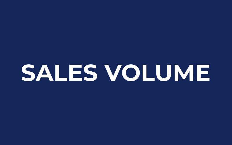 Sales volume