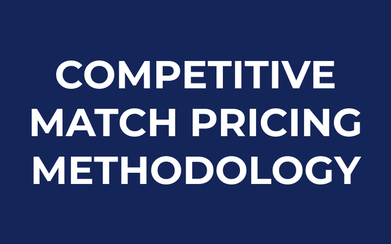 Competitive match pricing methodology