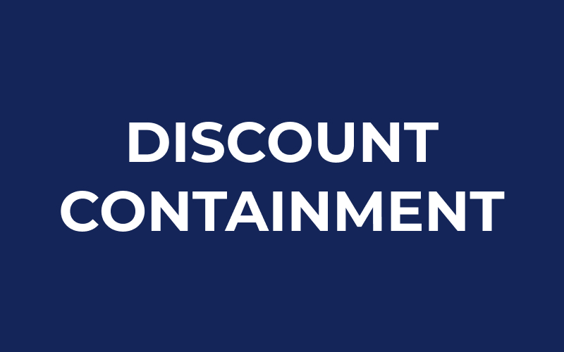 Discount containment