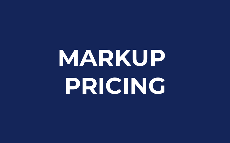 Markup pricing