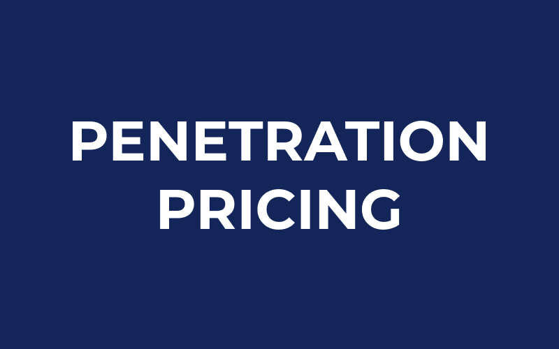 Penetration pricing