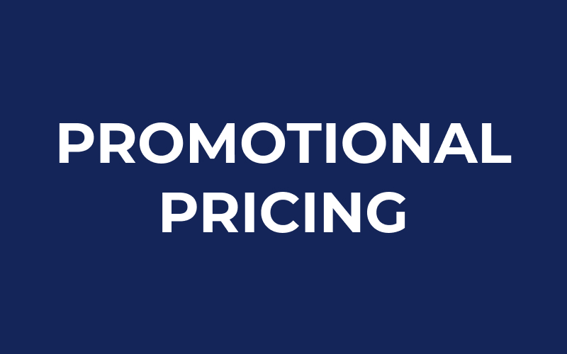What is promotional pricing?